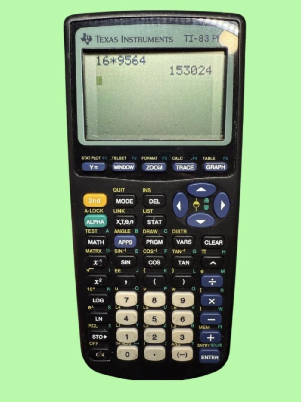 Texas Instruments TI-83 Plus Graphing Calculator w/ Cover Working